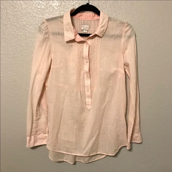 Anthropologie Swingy Chambray Tunic - Picture 2 of 5